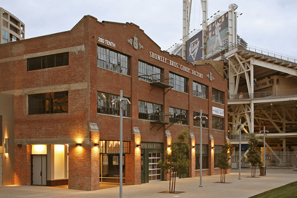 Showley Candy Factory building at Petco Park