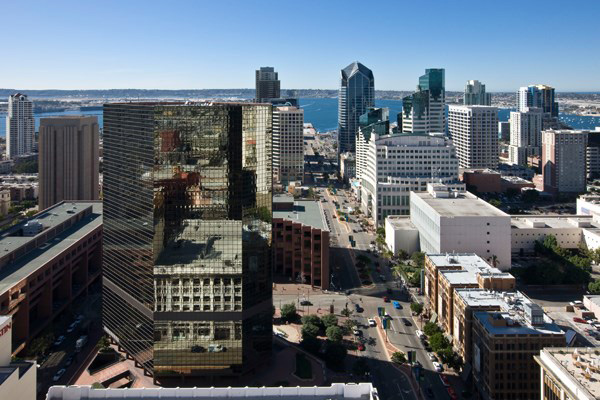 'Ready Now' office suites in downtown San Diego combine progressive concept floor plans with stunning bay views.